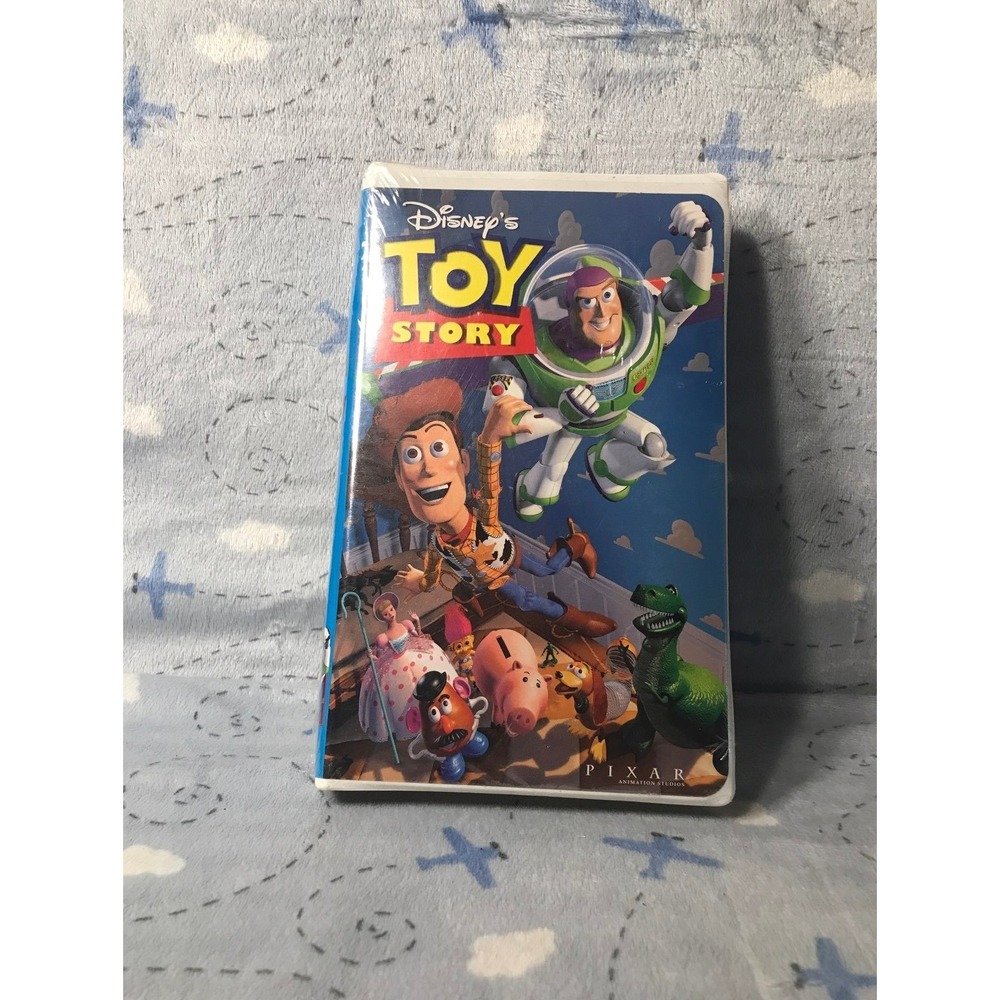 Disney Pixar Toy Story VHS Factory Sealed White Clamshell Masterpiece Collection